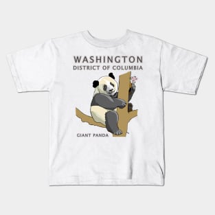 Washington, District of Columbia - state symbols - Giant Panda Kids T-Shirt